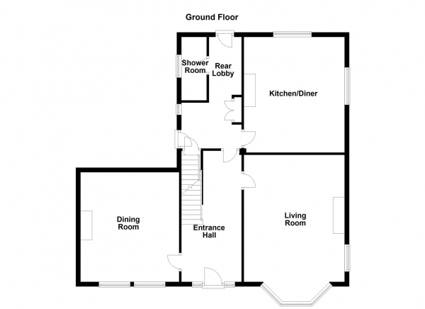Floor Plan for 5 Bedroom Detached House for Sale in Daw Lane, Horbury, Wakefield, WF4, 5DS - OIRO &pound575,000