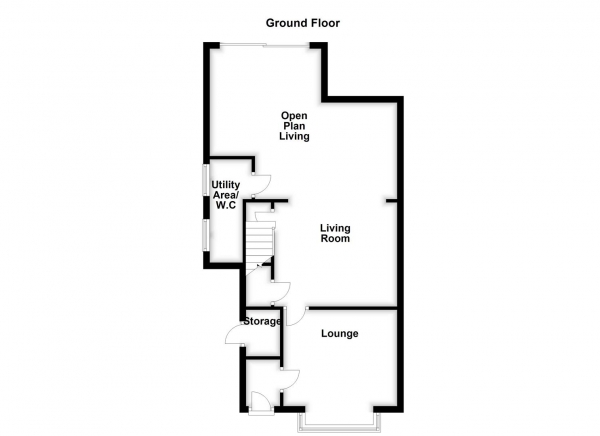 Floor Plan for 3 Bedroom Semi-Detached House for Sale in Southfield Lane, Horbury, WF4, 5AS - Guide Price &pound300,000