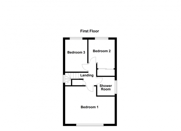 Floor Plan Image for 3 Bedroom Property for Sale in Orchard Close, Horbury, Wakefield