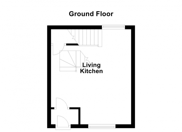 Floor Plan Image for 2 Bedroom Terraced House for Sale in Dawson Hill Yard, Horbury, Wakefield