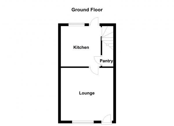 Floor Plan Image for 2 Bedroom Terraced House for Sale in Normanton Street, Horbury, Wakefield