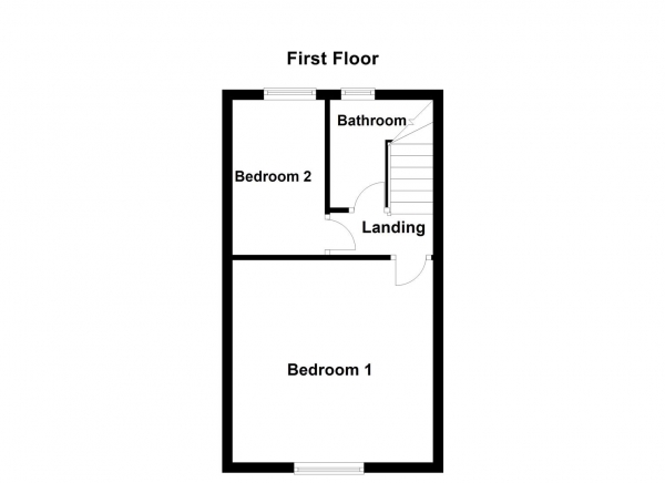 Floor Plan Image for 2 Bedroom Terraced House for Sale in Normanton Street, Horbury, Wakefield