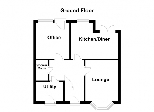 Floor Plan Image for 4 Bedroom Semi-Detached House for Sale in Park Grove, Horbury, Wakefield