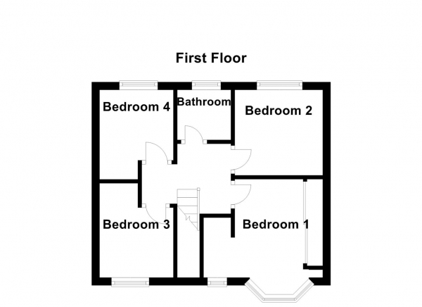 Floor Plan Image for 4 Bedroom Semi-Detached House for Sale in Park Grove, Horbury, Wakefield