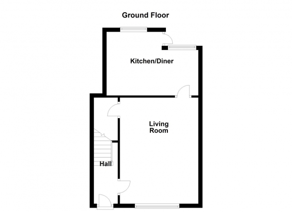 Floor Plan Image for 2 Bedroom Terraced House for Sale in Industrial Street, Horbury, Wakefield