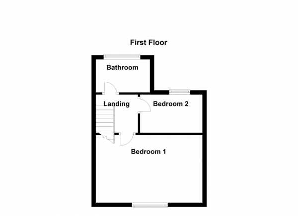 Floor Plan Image for 2 Bedroom Terraced House for Sale in Industrial Street, Horbury, Wakefield