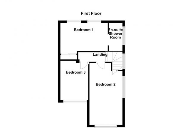 Floor Plan Image for 3 Bedroom Semi-Detached House for Sale in First Avenue, Horbury, Wakefield