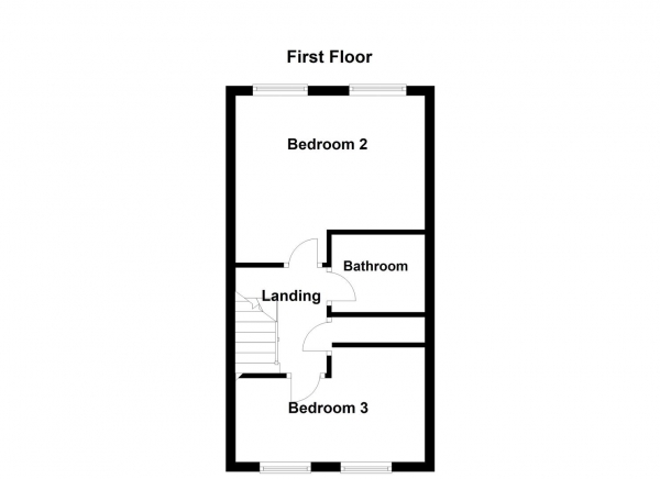 Floor Plan Image for 3 Bedroom Property for Sale in Forge Lane, Horbury, Wakefield