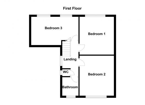 Floor Plan Image for 3 Bedroom Semi-Detached House for Sale in Gagewell Drive, Horbury