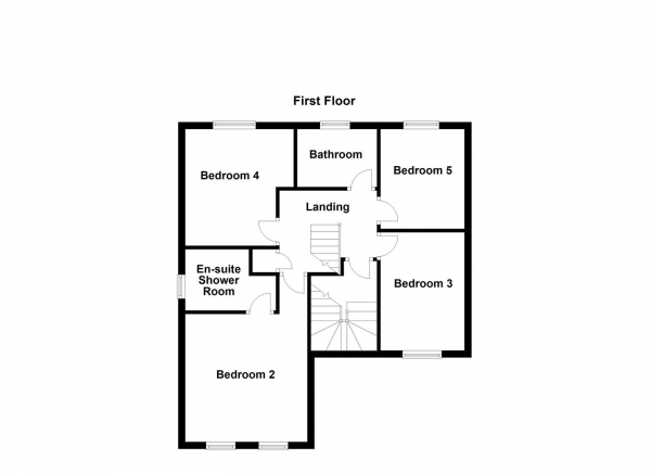 Floor Plan Image for 5 Bedroom Detached House for Sale in Bracken Hill View, Horbury, Wakefield