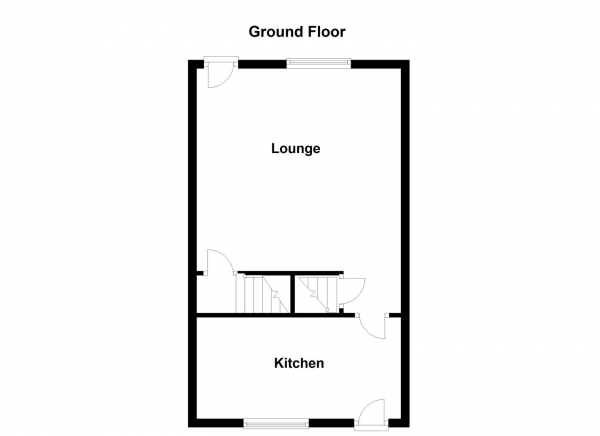 Floor Plan for 2 Bedroom Terraced House for Sale in Carlton Street, Horbury, Wakefield, WF4, 6AF -  &pound179,950