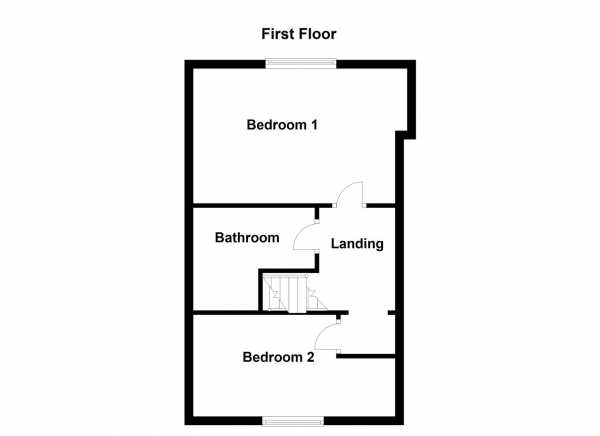 Floor Plan Image for 2 Bedroom Terraced House for Sale in Carlton Street, Horbury, Wakefield