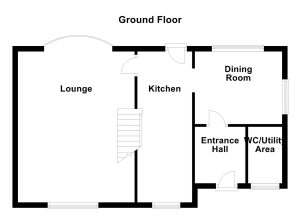 Floor Plan Image for 3 Bedroom Semi-Detached House for Sale in Barker Road, Horbury, Wakefield