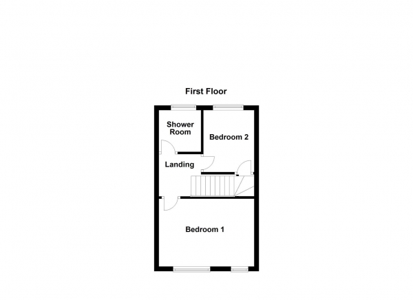 Floor Plan Image for 2 Bedroom Semi-Detached House for Sale in Southfield Fold, Horbury, Wakefield