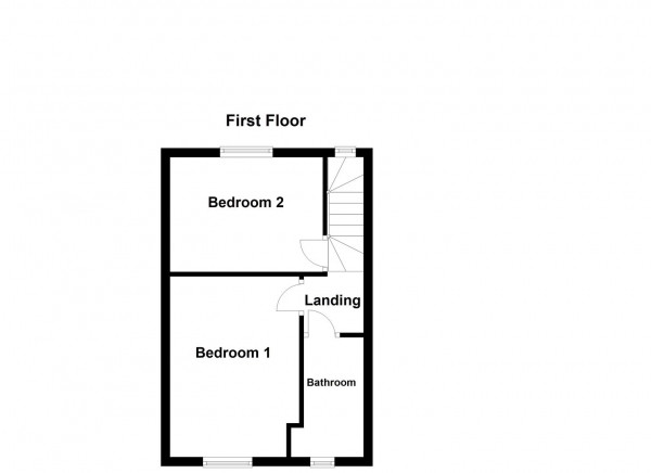 Floor Plan Image for 2 Bedroom Semi-Detached House for Sale in Orchard Croft, Horbury, Wakefield