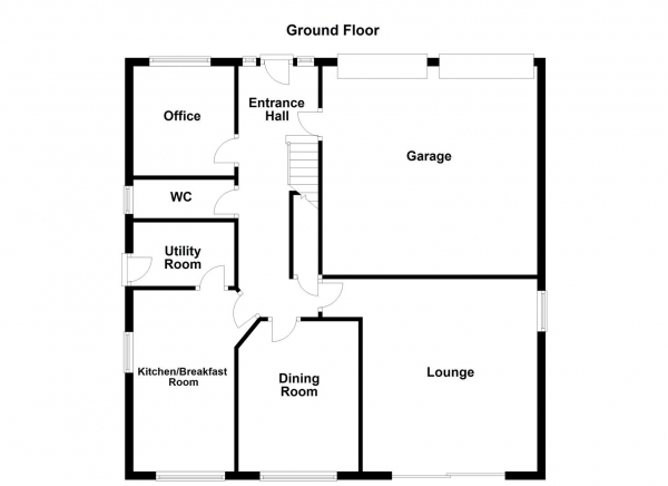 Floor Plan Image for 4 Bedroom Detached House for Sale in Laburnum Grove, Horbury, Wakefield