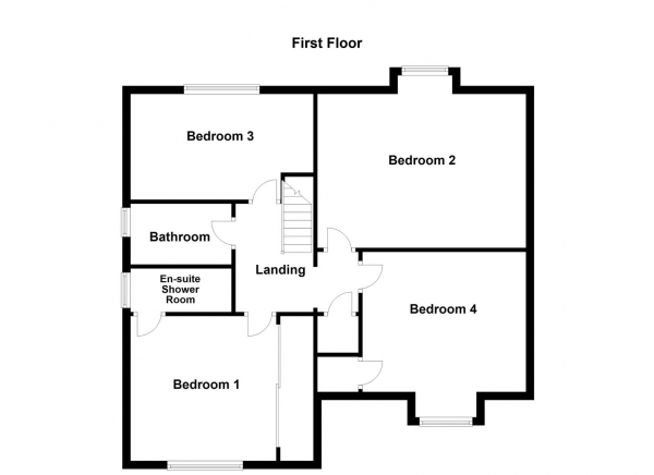 Floor Plan Image for 4 Bedroom Detached House for Sale in Laburnum Grove, Horbury, Wakefield