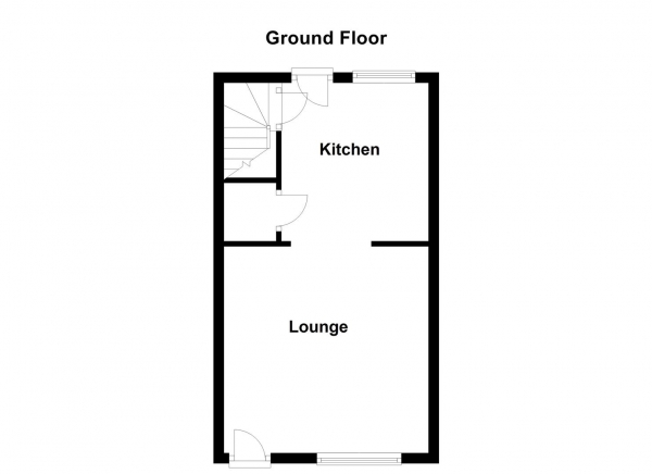 Floor Plan Image for 2 Bedroom Terraced House for Sale in Normanton Street, Horbury, WF4 5EL