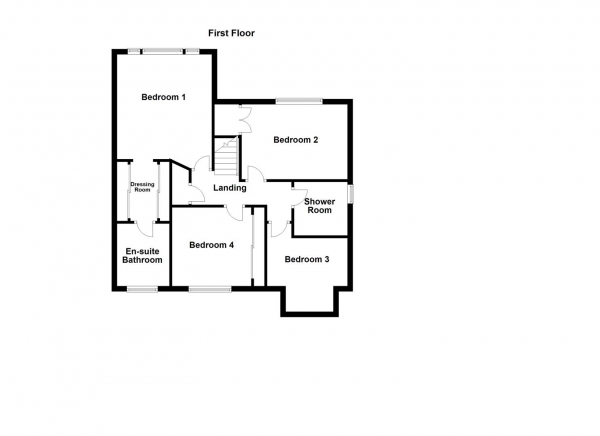 Floor Plan Image for 4 Bedroom Detached House for Sale in Highfield Grange, Horbury, Wakefield