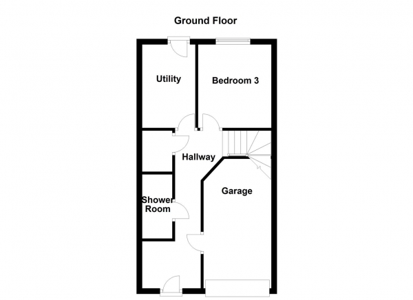 Floor Plan Image for 3 Bedroom Property for Sale in Baring Gould Way, Horbury, Wakefield