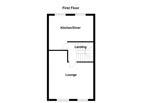 Floor Plan Image for 3 Bedroom Property for Sale in Baring Gould Way, Horbury, Wakefield