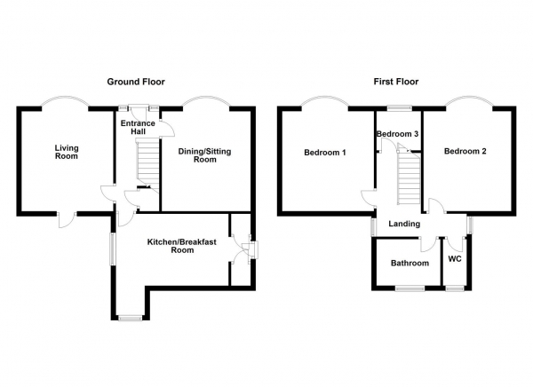 Floor Plan Image for 3 Bedroom Detached House for Sale in Wynthorpe Road, Horbury, Wakefield