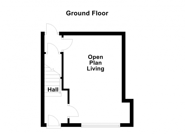 Floor Plan Image for 2 Bedroom Terraced House for Sale in Victoria Terrace, Horbury