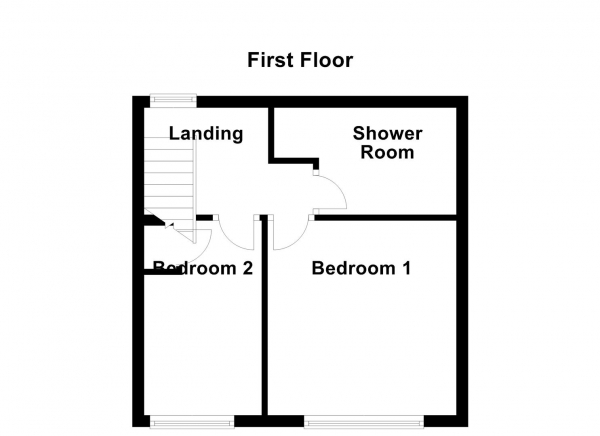 Floor Plan Image for 2 Bedroom Terraced House for Sale in Victoria Terrace, Horbury