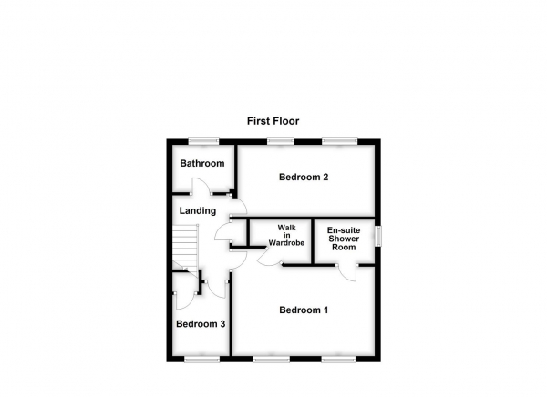 Floor Plan Image for 3 Bedroom Semi-Detached House for Sale in Parklands Drive, Horbury, Wakefield