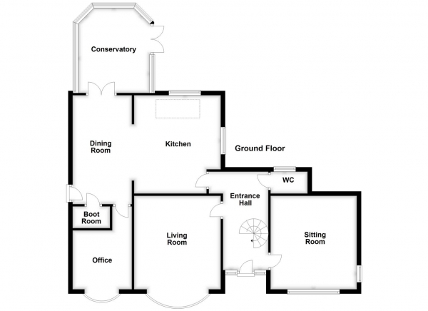 Floor Plan Image for 4 Bedroom Detached House for Sale in Northfield Lane, Horbury, Wakefield