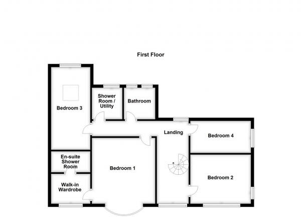 Floor Plan Image for 4 Bedroom Detached House for Sale in Northfield Lane, Horbury, Wakefield