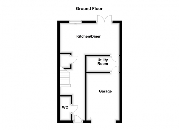 Floor Plan Image for 3 Bedroom Town House for Sale in Baring Gould Way, Horbury, Wakefield