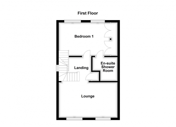 Floor Plan Image for 3 Bedroom Town House for Sale in Baring Gould Way, Horbury, Wakefield