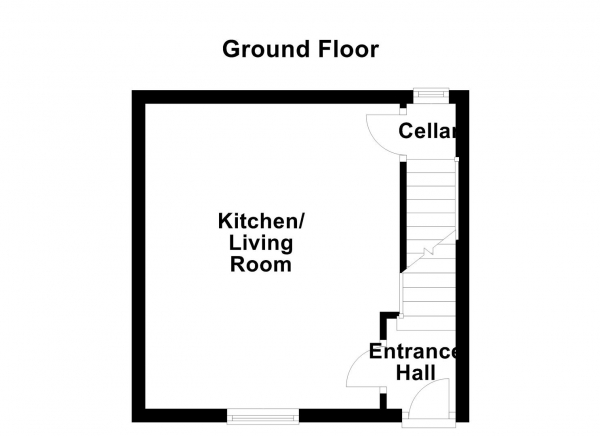 Floor Plan Image for 1 Bedroom Terraced House for Sale in Victoria Street, Horbury