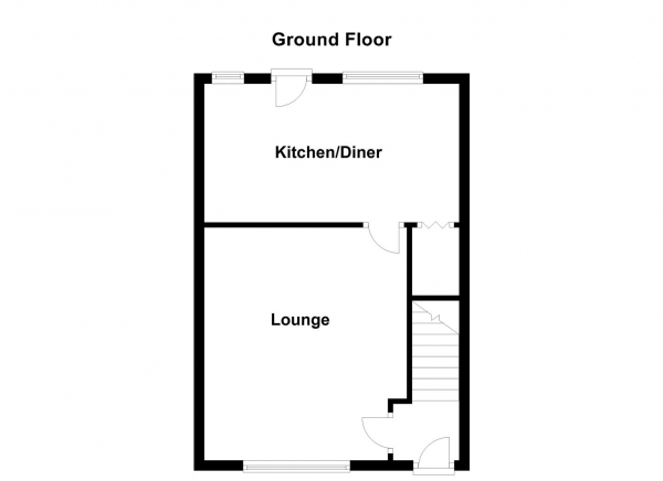 Floor Plan Image for 3 Bedroom Terraced House for Sale in Southfield Lane, Horbury, Wakefield