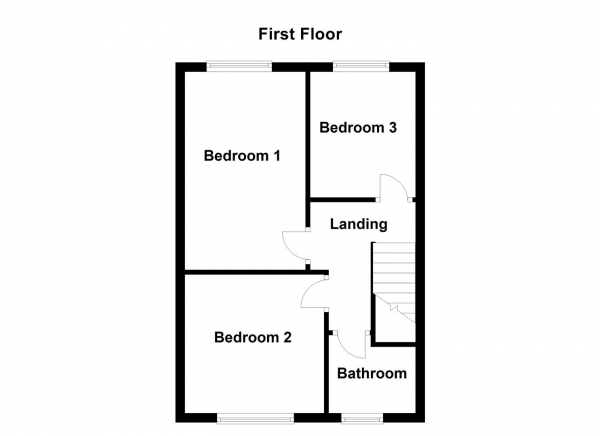 Floor Plan Image for 3 Bedroom Terraced House for Sale in Southfield Lane, Horbury, Wakefield