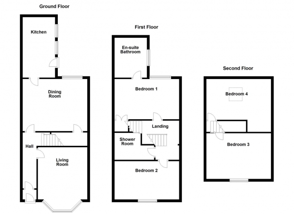 Floor Plan Image for 4 Bedroom Detached House for Sale in Quarry Hill, Horbury, Wakefield