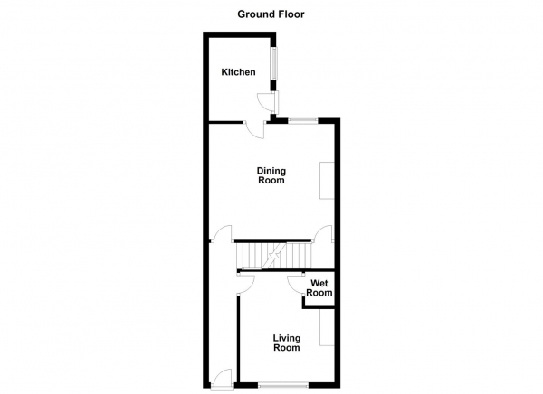 Floor Plan Image for 2 Bedroom Terraced House for Sale in Cambridge Street, Normanton