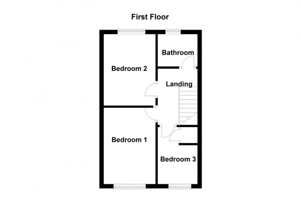 Floor Plan for 3 Bedroom End of Terrace House for Sale in Kirkcaldy Fold, Normanton, WF6, 1WP -  &pound190,000