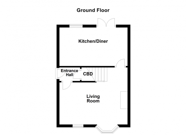 Floor Plan Image for 3 Bedroom Semi-Detached House for Sale in Falmouth Avenue, Normanton