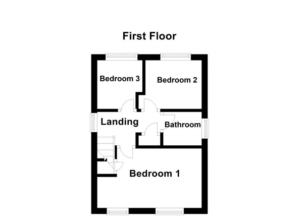 Floor Plan Image for 3 Bedroom Detached House for Sale in Bransdale Avenue, Altofts, Normanton