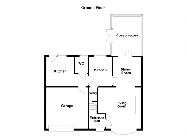 Floor Plan Image for 4 Bedroom Semi-Detached House for Sale in Fairway Drive, Normanton