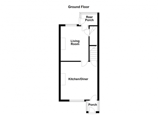 Floor Plan Image for 2 Bedroom Terraced House for Sale in Garden Street, Altofts, Normanton