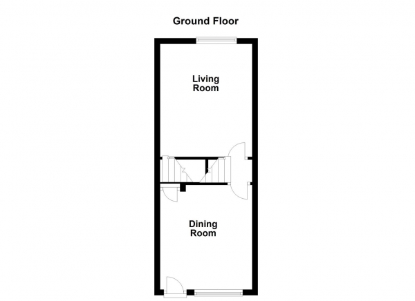 Floor Plan Image for 2 Bedroom Terraced House for Sale in Bell Lane, Ackworth, Pontefract