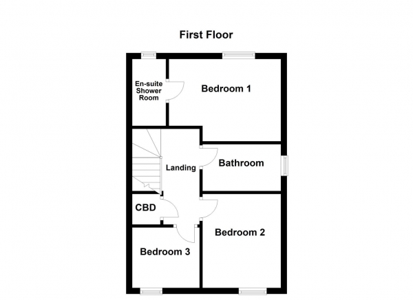 Floor Plan Image for 3 Bedroom Semi-Detached House for Sale in Grove Street, Castleford