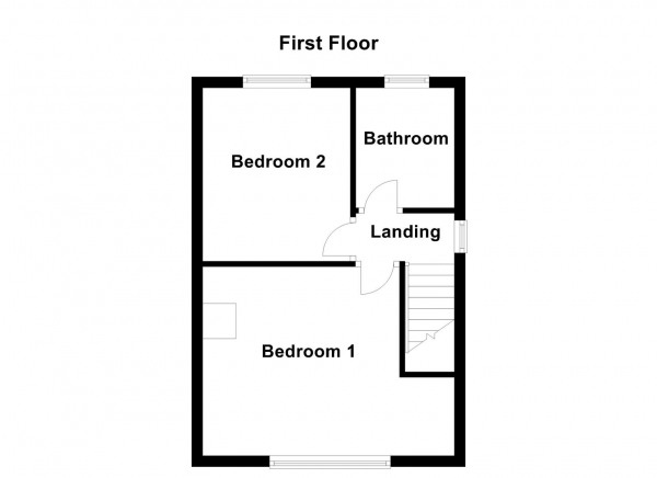 Floor Plan Image for 2 Bedroom Semi-Detached House for Sale in Ferrybridge Road, Pontefract