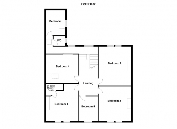 Floor Plan Image for 5 Bedroom Detached House for Sale in The Mount, Pontefract