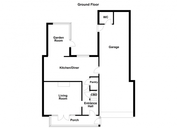 Floor Plan Image for 3 Bedroom Semi-Detached House for Sale in Marine Villa Road, Knottingley