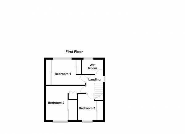 Floor Plan Image for 3 Bedroom Semi-Detached House for Sale in Marine Villa Road, Knottingley