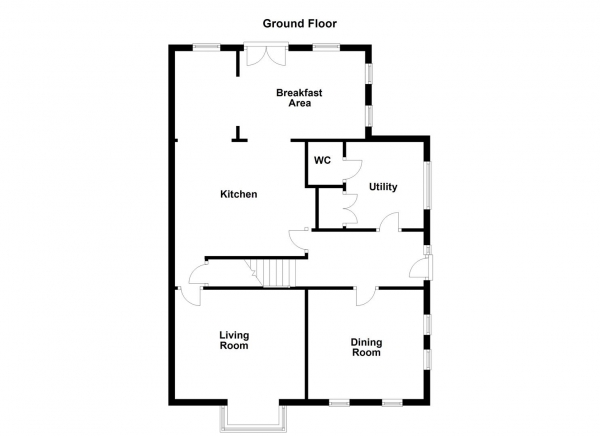 Floor Plan Image for 3 Bedroom Semi-Detached House for Sale in Bullen Shaw Villas, Hemsworth, Pontefract